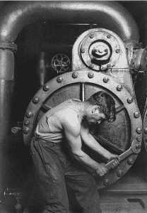 File Lewis Wickes Hine Power House Mechanic Google Art Project black and white jpg Wikimedia Commons 208x300 1