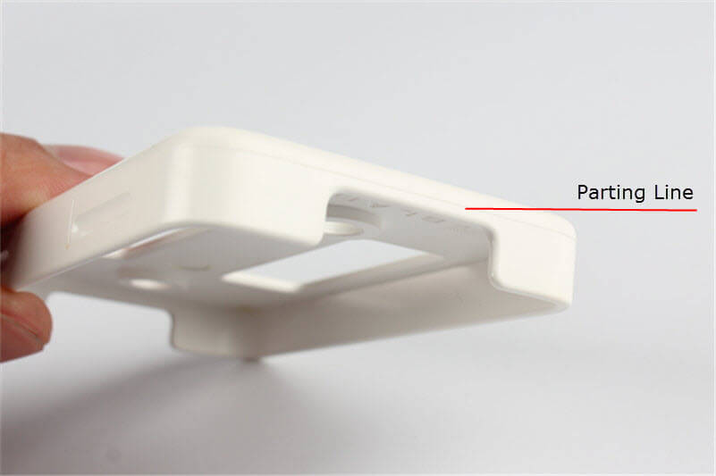 Parting line molded part1