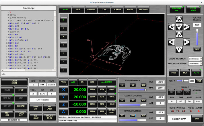 linuxcnc silverdragon