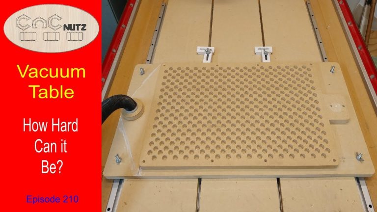 How To Make A Vacuum Table For CNC Router?