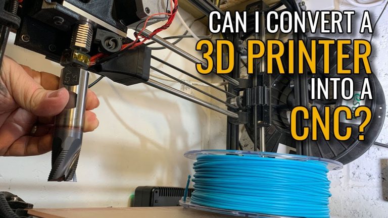 How To Turn A 3d Printer Into A CNC Machine?