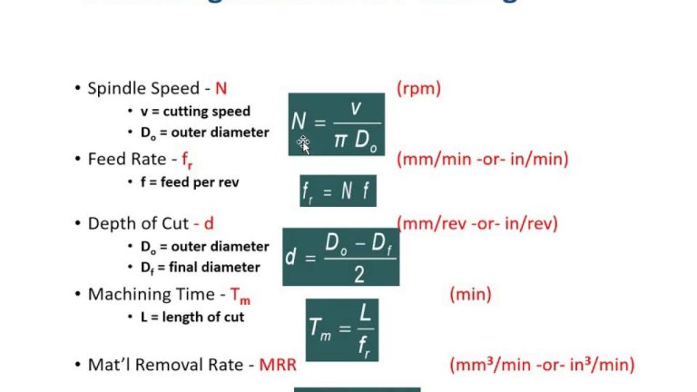 How To Calculate CNC Turning Cycle Time?