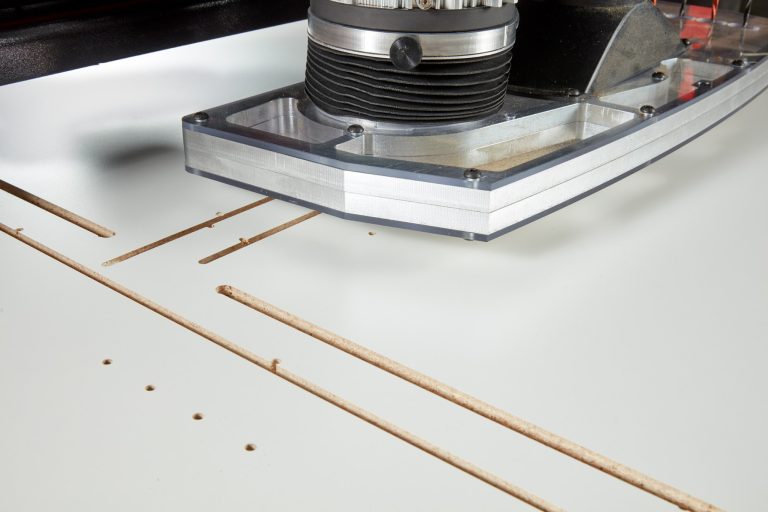 Can You CNC Route Through Laminated Trash? 3 axyz optimus cnc cabinet router