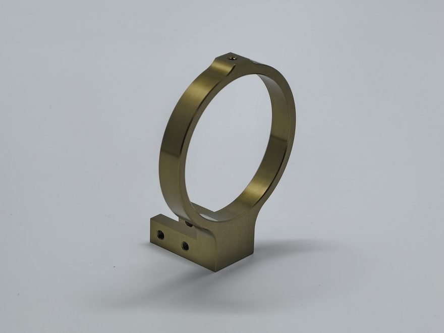 Anodized aluminum ring part for robotic assemblies