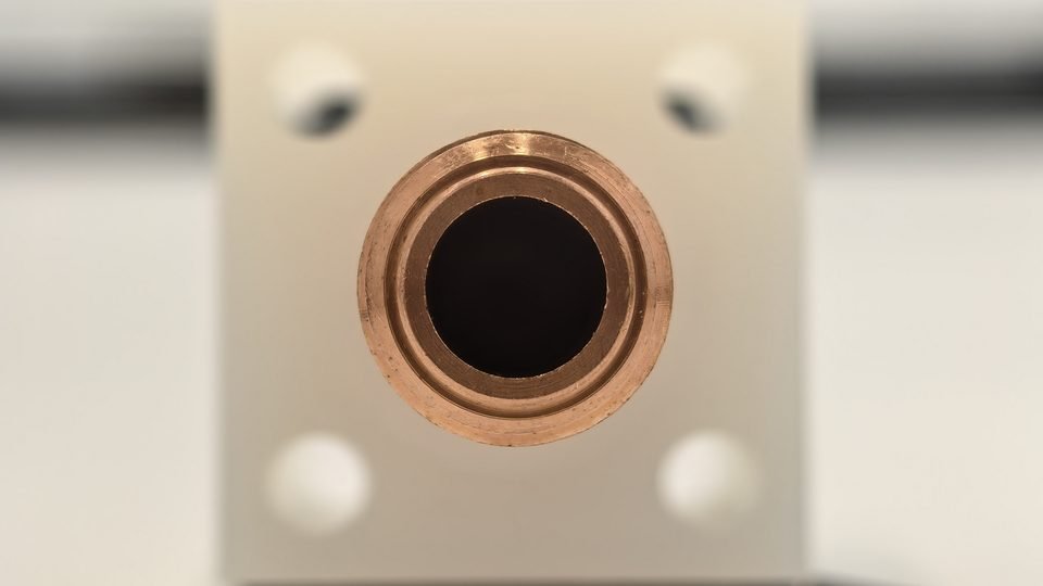 Home New 20 Copper turned component with precision bore