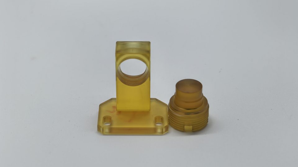 Home New 22 Amber transparent engineering plastic machined parts