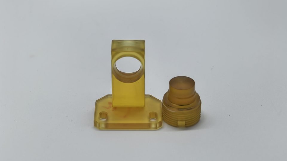 Home New 21 Amber transparent engineering plastic machined parts