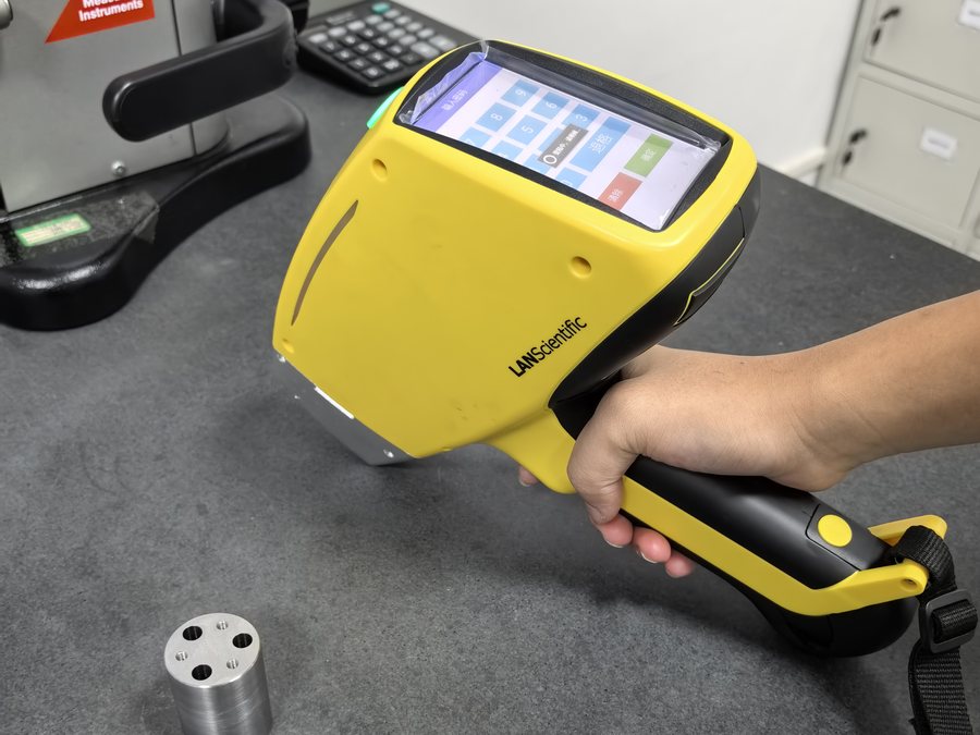 Home New 43 PMI spectrometer material verification on a machined part