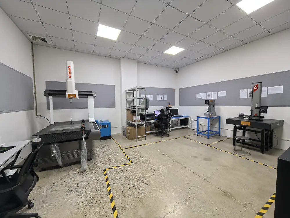 Home New 42 Dedicated quality inspection room with metrology equipment